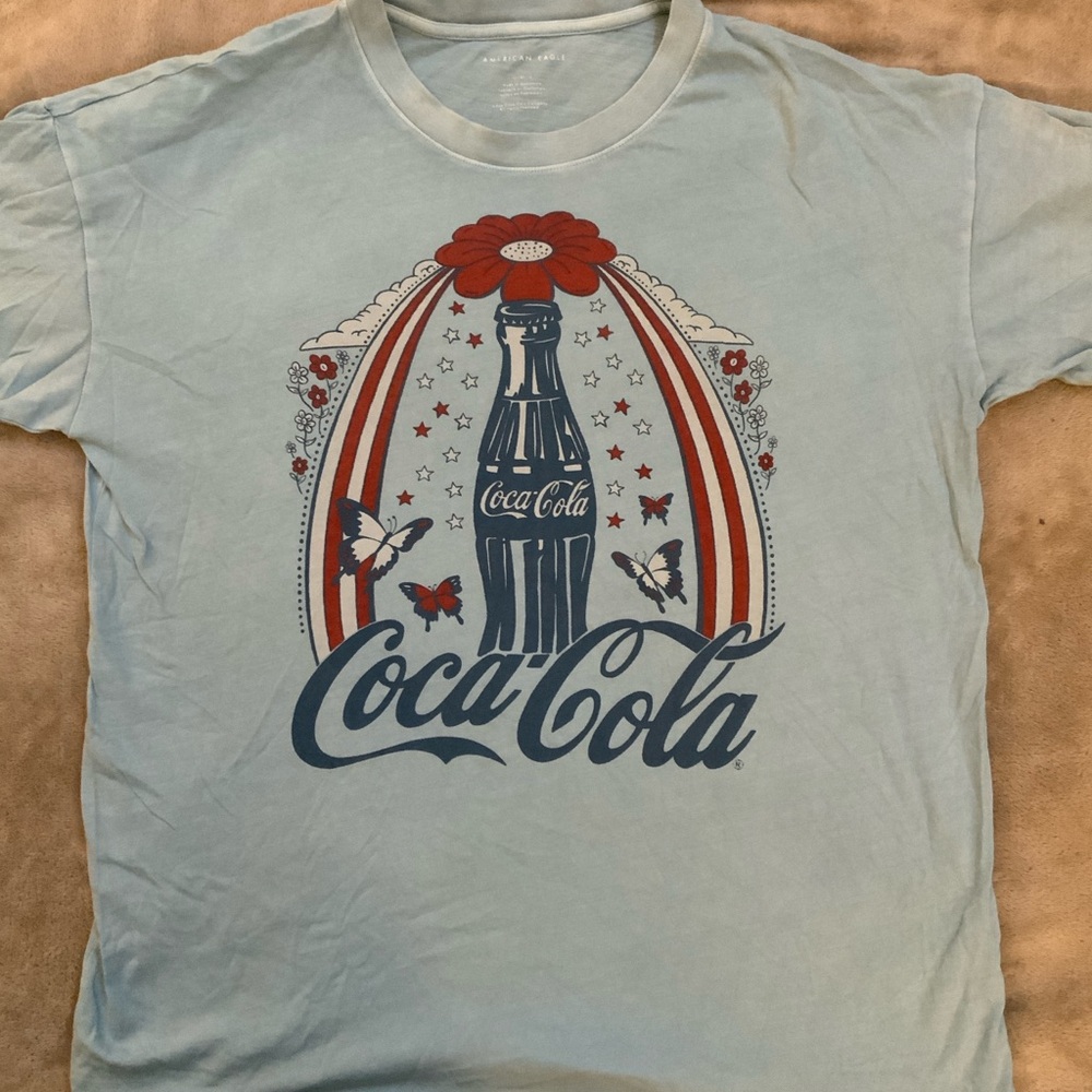 American Eagle Outfitters Light Blue T-Shirt USA